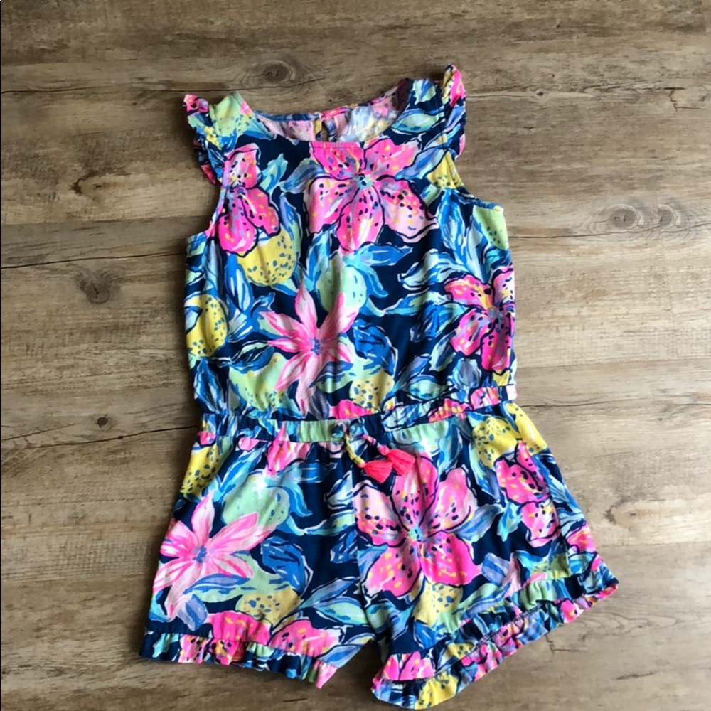 Lilly Pulitzer Girls Romper Size L (8-10)
